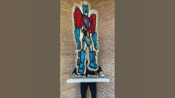 Optimus Prime, leader of the Autobots! #optimusprime #transformers #timelapse #riceart #friedriceart