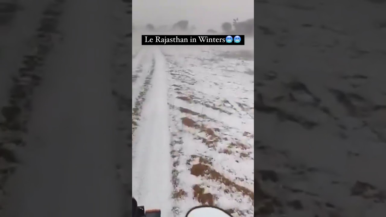 Rajsthan in winter ❄️☃️
