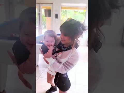 Jenna Ortega And Her SUPER CUTE Niece Jenna Jennaortega Myajade Aunty Baby Cute Shorts