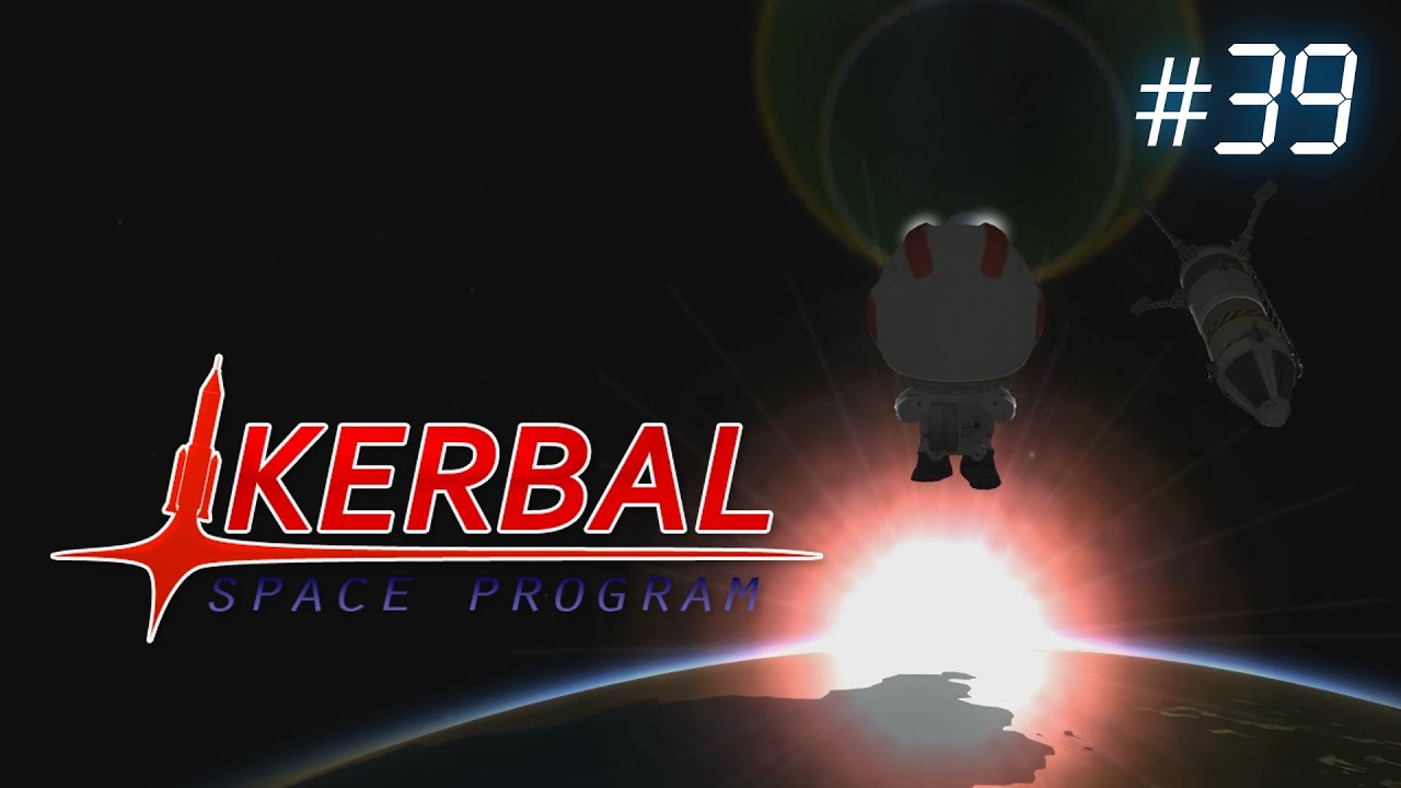 Kerbal Space Program Ep39 - Back to the Drawing Board - I try and shoot for the Mun again, but I quickly realise that it's best to go back to basics and get used to the new parts first.