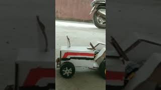 How To Make Rc Tractor From Cardboard Very Simple | RC Tractor