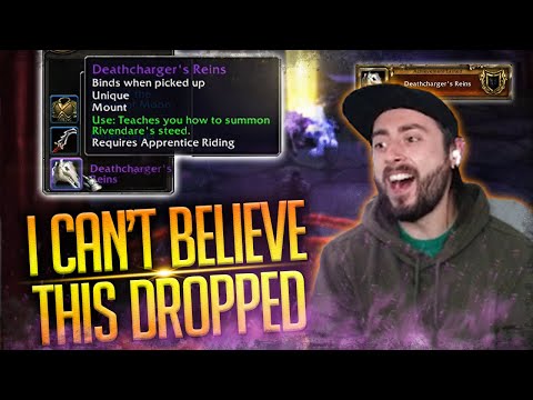 I CAN'T BELIEVE THIS MOUNT DROPPED!!! Deathcharger's Reins!
