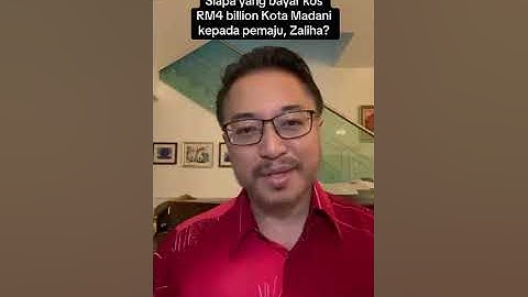 Siapa yang bayar kos RM4 billion Kota Madani kepada pemaju, Zaliha? -Isham Jalil