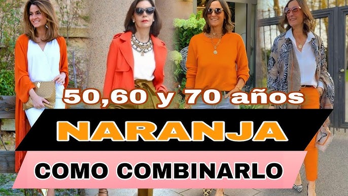 Cómo combinar un pantalón naranja