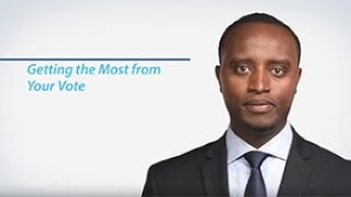 Lesson 1: Getting The Most From Your Vote