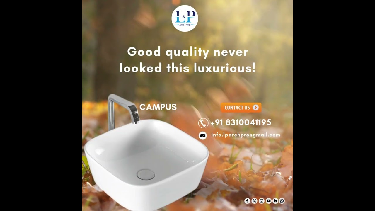 L&P Archpro Bathroom with Luxury Tabletop Basins