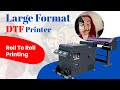 DTF Roll TO Roll Automatic Powder Shaker - Epson XP 600 Dual Head Fast Printer