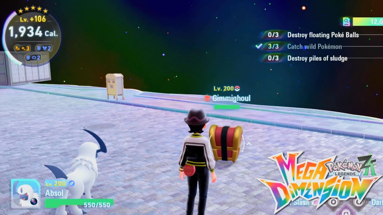 Legends Z-A Mega Dimension: Hunting Gimmighoul, Shiny & Alpha - Lv.200 Hyperspace Wild Zone