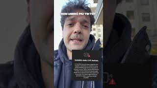 ADDIO TIKTOK #tiktok