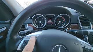 change units on a benz digital speedometer