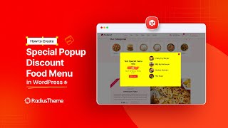 Create A Special Discount Popup Food Menu For Your Restaurant Website