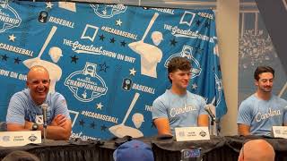 UNC Baseball Press Conference ahead of the NCAA Chapel Hill Regional 