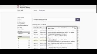 Student Roadmap Feature "Course search"