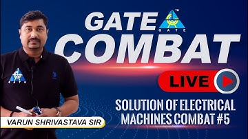 ELECTRICAL MACHINES COMBAT SOLUTION #5... for GATE 2020