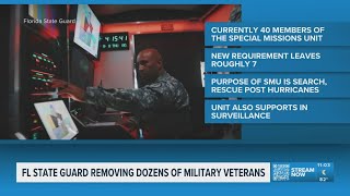 Florida removing dozens of military veterans from the State Guard