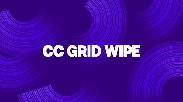 After Effects CC Grid Wipe Transition Tutorial in Tamil