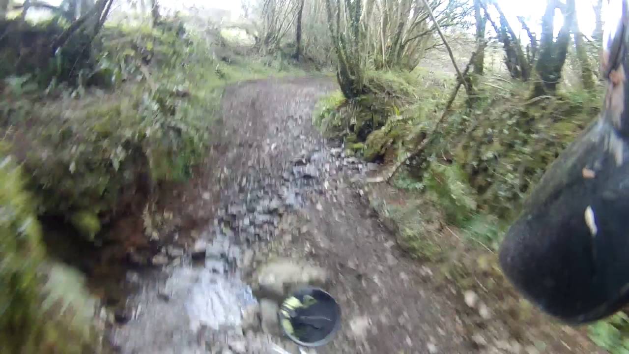 Fording Addislade Water near Dean Prior in Devon