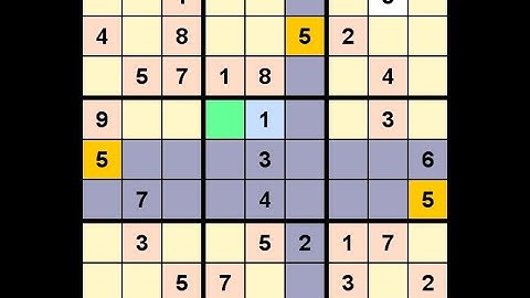 How to Solve Globe and Mail Sudoku L5 March 14, 2021