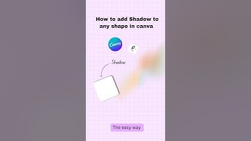 Add shadow to your Canva Shape, without exporting 🤯