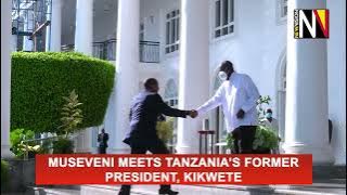 Museveni meets Tanzania’s former president, Kikwete