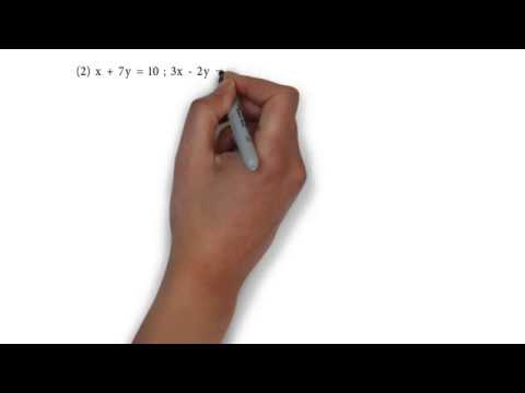 X 7y 10 And 3x 2y 7 Solved Practice Set 1 1 Q2 2 Of Linear Equation In Two Variables 