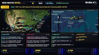 War Watch Intel | ☢️ EAMS | Military Radar | Chat | 🔴 Live