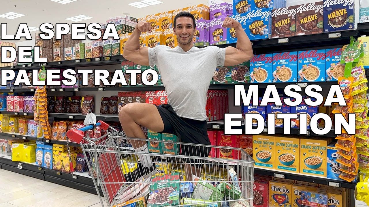 LA SPESA DEL PALESTRATO! ECCO COSA MANGIO PER AUMENTARE LA MASSA MUSCOLARE!