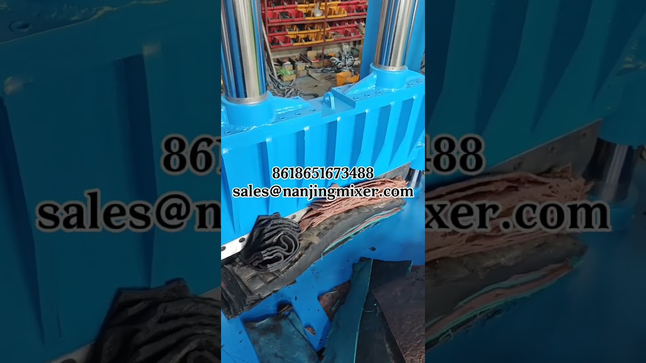 rubber guillotine cutting machine/bale cutter/baler with CE certificate  double cylinder high power