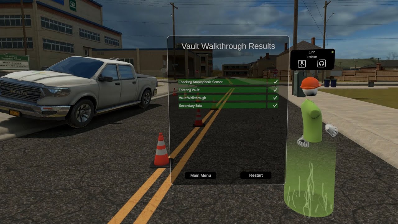Confined Space Vault Walkthrough | VR Vision - YouTube