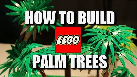 How to Build Lego Palm Trees! #Legos #PalmTrees #Bricklink #MOCs