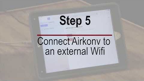 AIRKONV with WIFI - Print to a DNP Photo Printer and still have access to Internet