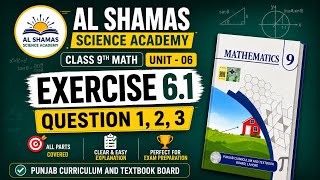 Class 9 Math New Book Chapter 6 Exercise 6.1 Question 1,2,3  9th Class Maths Trigonometry