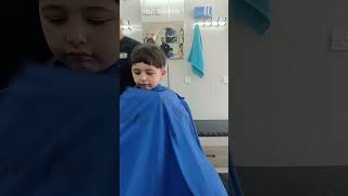 Pakistani Baby Boys First Haircut Experience At A Barber Shop In Kuwait