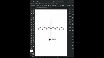 Make Umbrella Icon in Illustrator #shorts