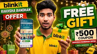 Blinkit Coupon Code Today 🔥 | Blinkit New Offers & Raksha Bandhan Special Deals 🎁 | Save Big Today! screenshot 1