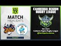 Tuggeranong Bushrangers v Queanbeyan Blues - Round 11 Highlights | Canberra Rugby League 2022