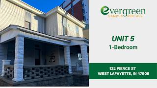 1-Bedroom Apartment available in West Lafayette | 122 Pierce St. | Unit 5 1-Bedroom Apartment available in West Lafayette | 122 Pierce St. | Unit 5