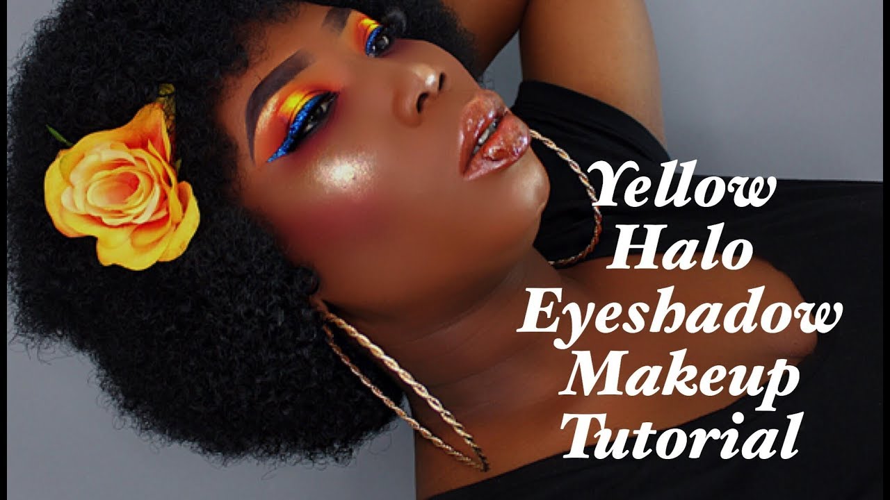Yellow Halo Eyeshadow Makeup Tutorial YouTube