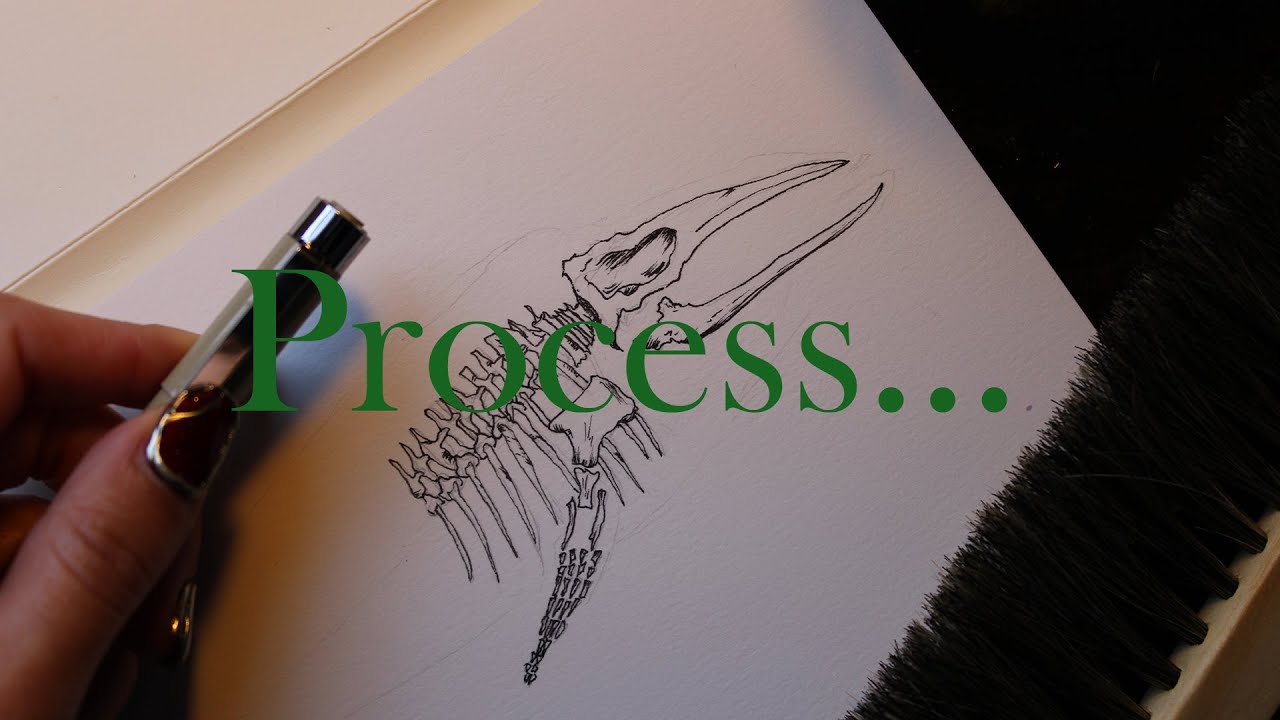 enjoying the process of art