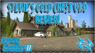 Farming Sim 17 - Gold Crest Valley map by STEVIE V1.0.01 review - #xxfastfingersxx