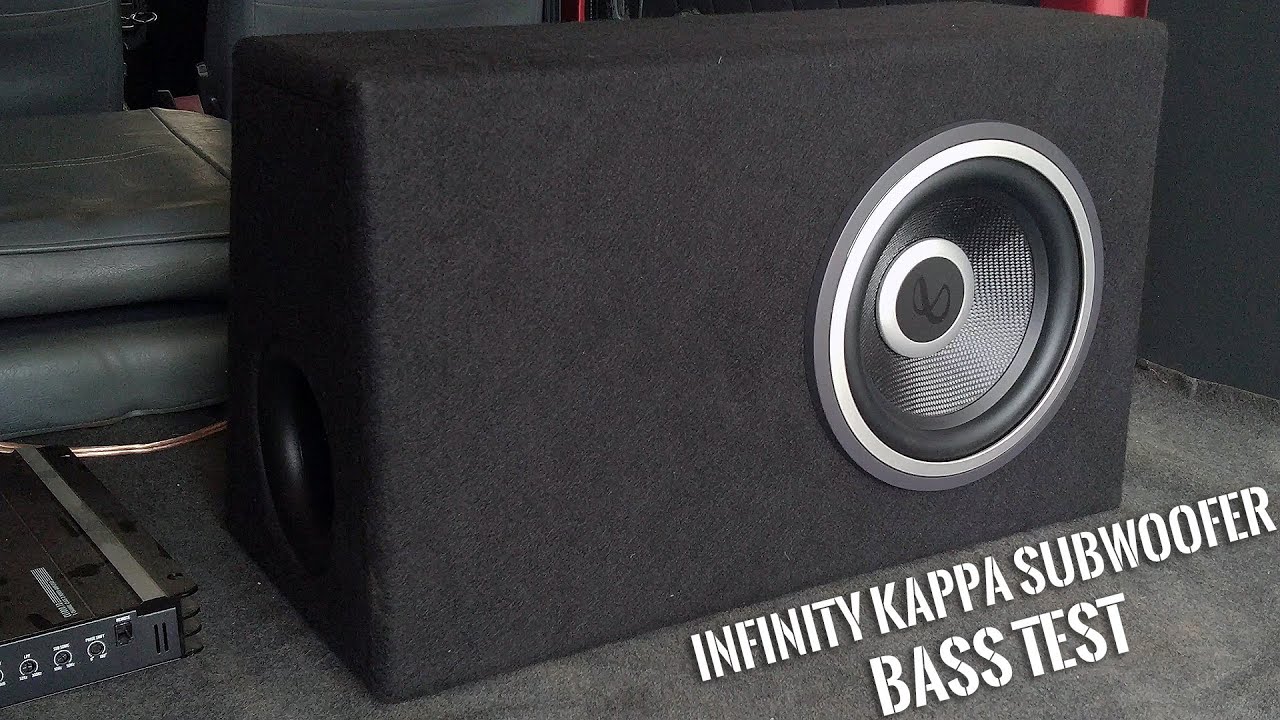 infinity woofer box