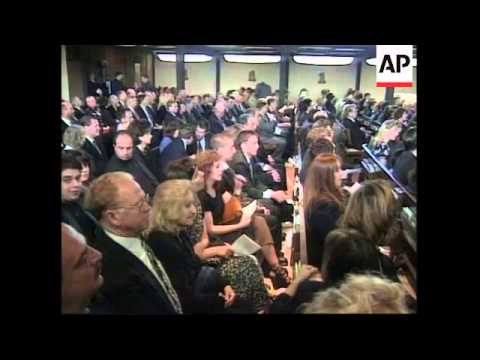 USA: CALIFORNIA: MOURNERS GATHER FOR FUNERAL OF SONNY BONO