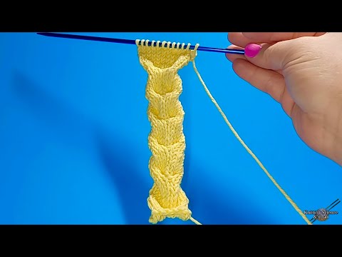 How to Knit a Basic Horseshoe Cable stitch