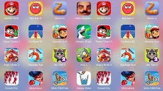 Moto X3M, Hello Neighbor, Red Ball 4, Subway Surfers & More | Gameplay Compilation screenshot 3