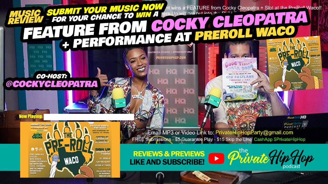 “Reviews & Previews” #134 - PrivateHip-Hop Live Stream- ft Pirscription ...