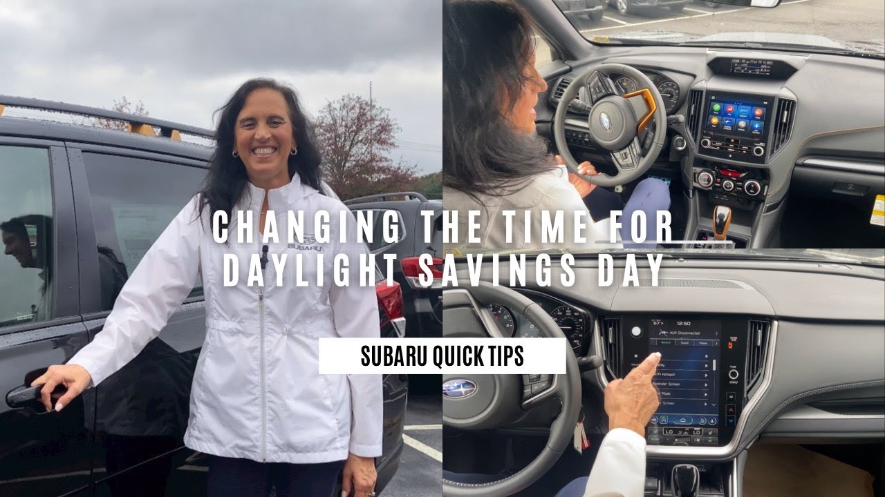 SUBARU QUICK TIPS - How to Change The Time for Daylight Savings Day!