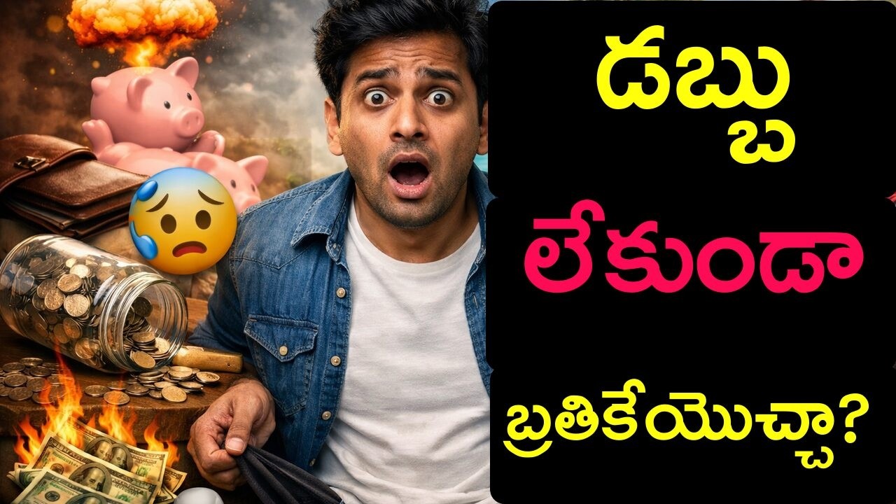 Can Anyone Live Without Money Savings in India? | Explained in Telugu