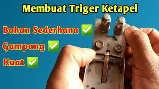 Membuat triger ketapel sederhana slingshot outdoor