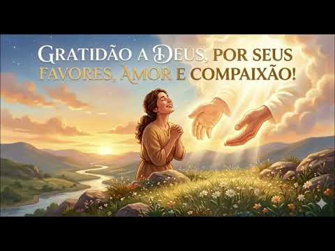 GRATIDÃO A DEUS POR SEUS FAVORES, AMOR E COMPAIXÃO! - ORAÇÃO DO DIA