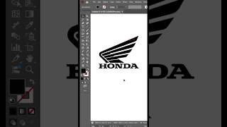 Adobe illustrator 2026 - Vector Tracing the Honda Wing Logo! 🏍️🔥 #vicktimegraphic